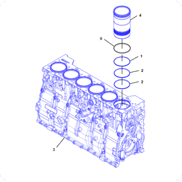 C18 Cylinder Liner 3190677/319-0677