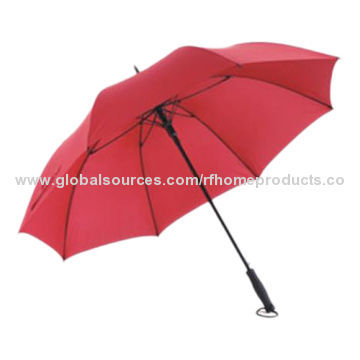 PG cloth red straight advertisement umbrella