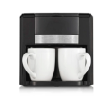 Multifunktionale praktische zwei Tassen Tropfkaffeemaschine