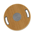 Ejercicio Tabla de equilibrio redonda de madera oscilante con asa