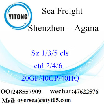 Shenzhen Port Sea Freight Shipping Para Agana