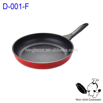 2015 China red die-cast aluminum fry pan cookware set