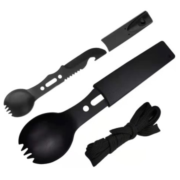Taktik Spork: Gizli kesici ile 3'ü 1 arada kamp kaplaması