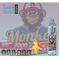 7000puffs가있는 Lensen Monkey 일회용 전자 담배