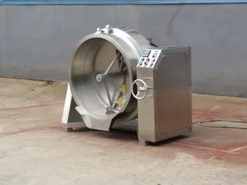 Stainless steel electric heat jacketed cooker with mixer