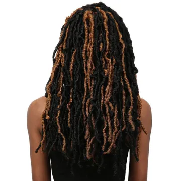 Wholesale Price faux locs Nulocs Nu faux Locs Synthetic HairAfrican Roots Braid Collection Nu faux Locs Crochet Braids