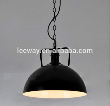 Industrial semispherical loft metal pendant lamp for restaurant/coffee shop/bar