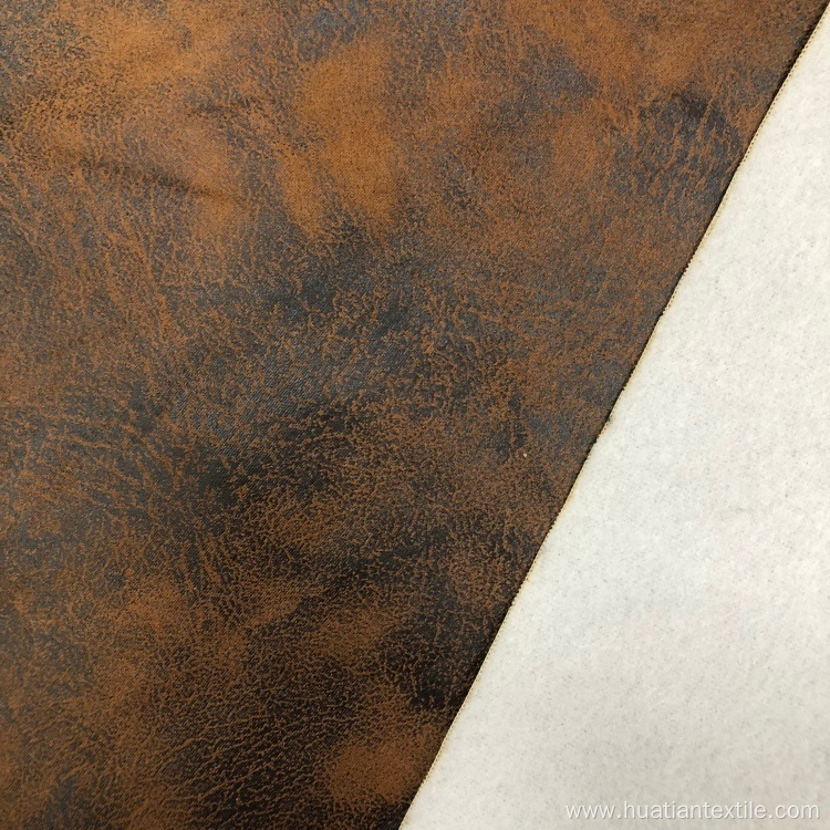 faux synthetic leather fabric for sofa cover