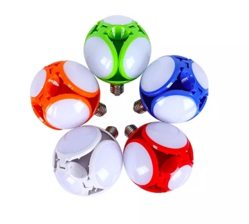 5 Leaves Folding LED Light Bulb AC85-265V 40W E27