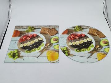 easy cleaning toughened glass chopping blocks