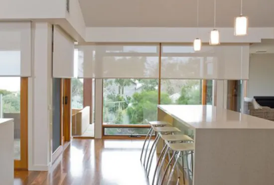 Woven Plain Roller Blind Shade Screen Curtain Fabric