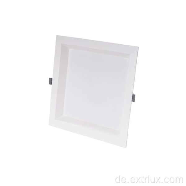 LED Plastik eingebrauchtes Anti-Blend-Quadrat-Downlight 12W