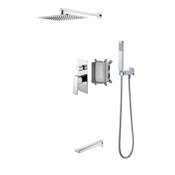 Wall Mount Single Handle Tub And Shower Faucet