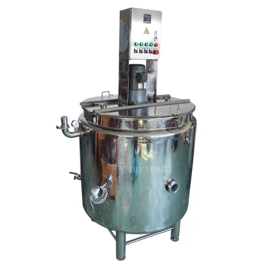 Stainless Steel Mixing Tanks for Personal Care Products: Small Soap Making Machines, Shampoo, Liquid Detergent, Lotion, and Cream Mixers with Agitators