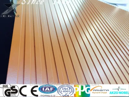 Foshan factory aluminum solid panel for Macao Wynns Hotel