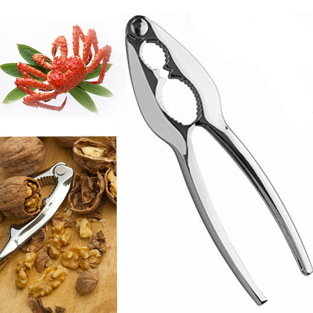 Multi-function Nut Cracker Kitchen Tool Walnut Plier Remover Crab Opener Accessories Stainless Steel Fruit Hard Shell