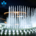 Fuente grande al aire libre fuente danzante de música láser