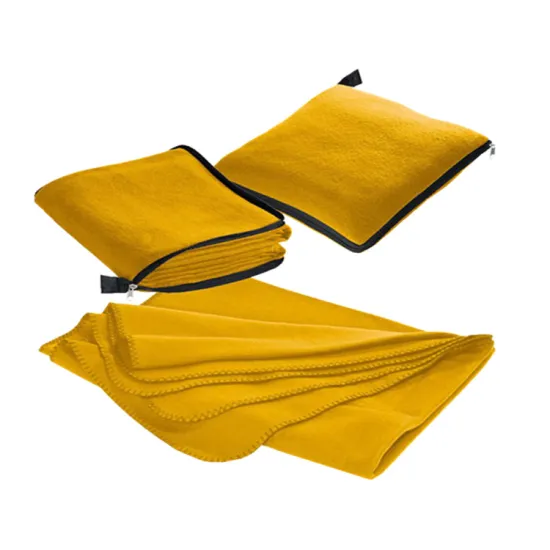 OEM ODM Size Fleece Blanket Colorful Portable Polar Fleece Pillow Blanket