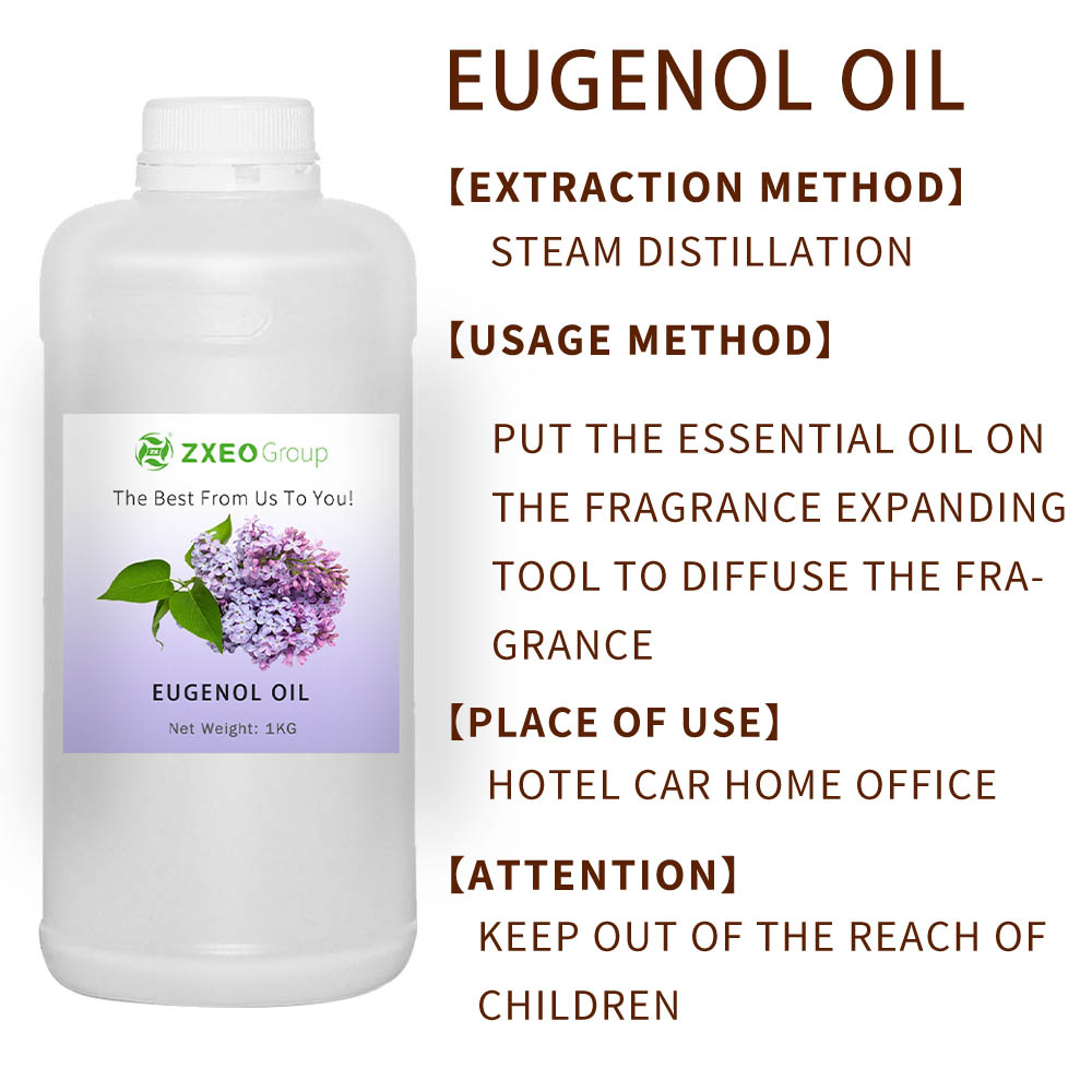 Aceite esencial de hoja de eugenol 100% natural extracto de destilación de alta calidad Tratamiento de la piel Pérdida de peso antienvejecimiento