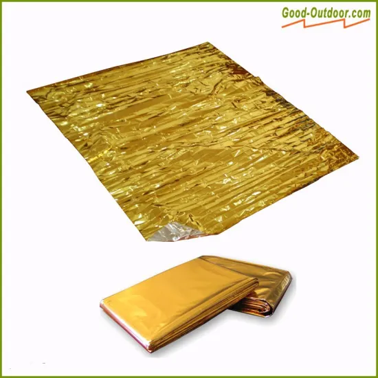 Golden/Silver All-weather Lightweight Survival Outdoor blanket