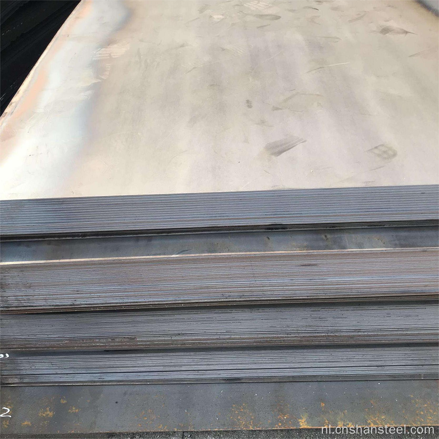Heet opgerold 4 mm 6 mm 8 mm 20 mm zwart oppervlak