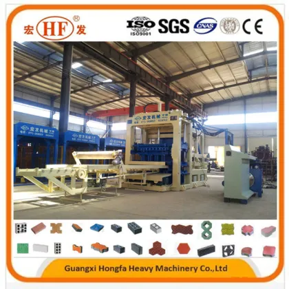 China Hongfa Brand Fully Automatic Cement Concrete Hollow Block Brick Making Machine