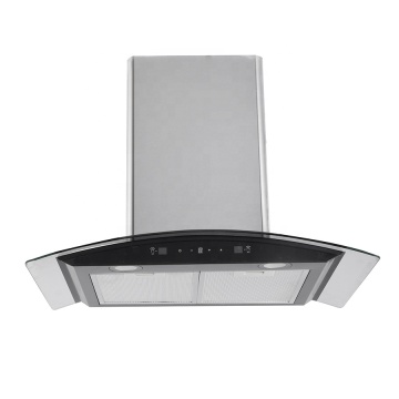 European Style 750mm Push Switch LED Light High-Quality Range Hood for Kitchen