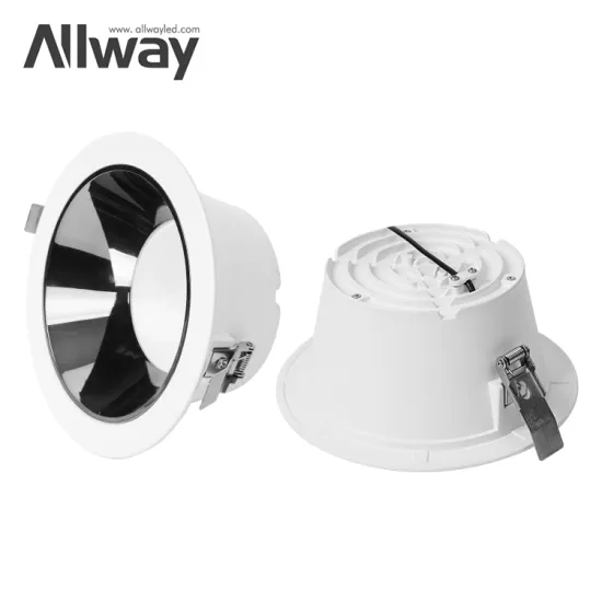 ALLWAY 20Watt LED Downlight: Recessed Mounted Die-Casting Aluminum Indoor Home and Hotel Room Lighting