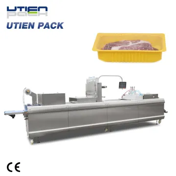 UTIEN Automatic Thermoforming Packaging Line for Meat with Modified Atmosphere Packaging
