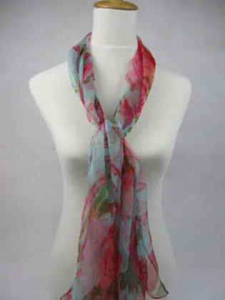 New Fashion Digital Print silk shawl,lady scarf,spring scarf