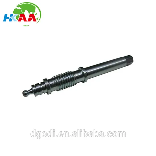 ISO 9001 Certificated Factory Customized Steel Worm Shaft for Vertical Shaft Engine