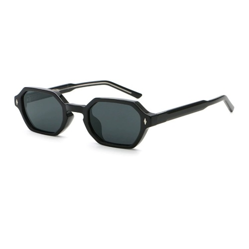 Private Label Geometric Sunglasses with CP Temples