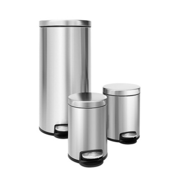 Eco-Friendly Stainless Steel Trash Bin Foot Pedal