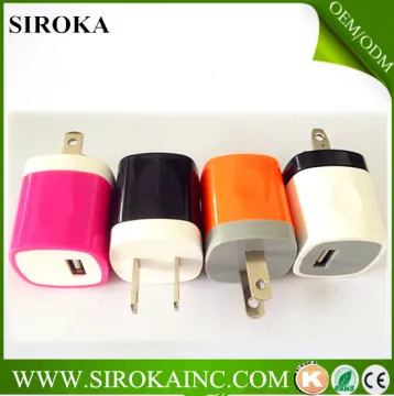 2016 hot selling newest designed wholesale mini usb wall charger with FCC