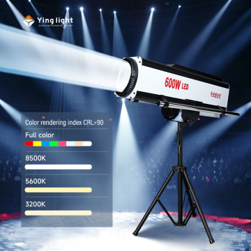Popular DMX512 600W LED Follow Spot Light for Weddings and Stages
