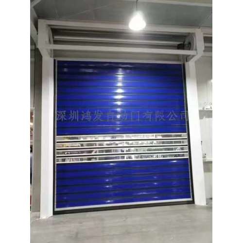 High-speed spiral roller shutter door