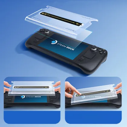 Game Console Screen Tempered Glass Protector for Nintendo Switch OLED & Steam Deck