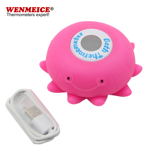 Babybadspeelgoed Waterthermometer met oplaadbare batterij