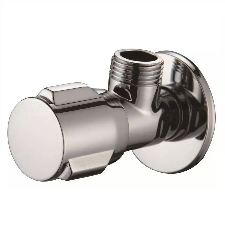 Nhà sản xuất Trung Quốc tay cầm bằng nhựa chrome 1/2 inch van góc kẽm