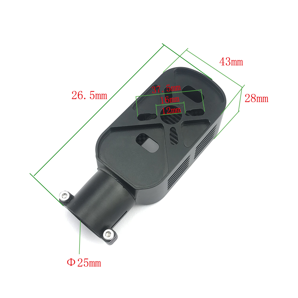 JMRRC DIY 25mm Motor Base Motor Mount Holder Seat for FPV Drone Multicopter octopopter Multicopter for 25mm carbon fiber tube is used for 5L agricultural spraying uav and for industrial applications UAV