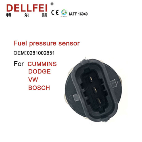 Common Rail Pressure Sensor for Bosch Fuel pressure switch 0281002851 For CUMMINS DAF IVECO Manufactory