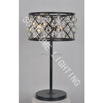 2013 new style crystal balls table lamp in antique black color