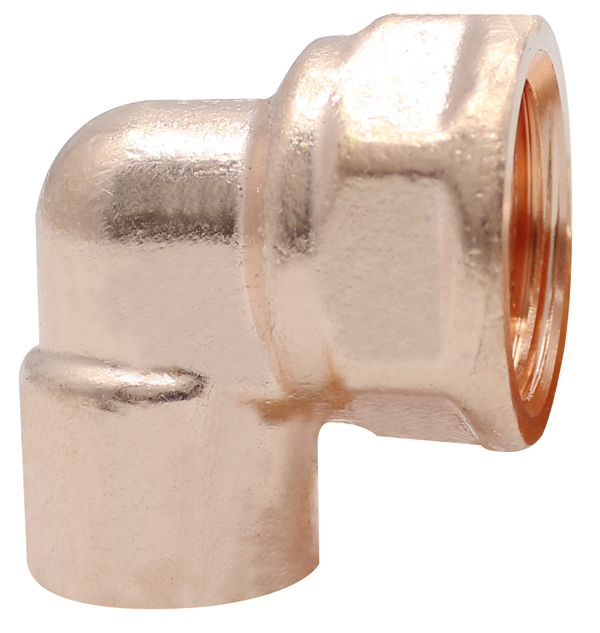 Copper Threaded Female Elbow