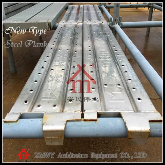 New Type Steel Plank with Flat Hooks/ Scaffolding Walk Boards
