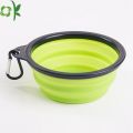 Silicone Travel Dog Bowl met Karabiner