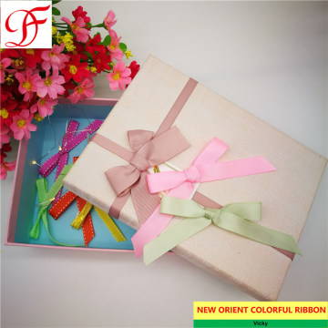 Wholesale Grosgrain Ribbon Satin Sheer Organza Gingham Metallic Ribbon Bow with Customized Pattern Lint Band Nastri Doppio Cintas Raso Fita Cetim