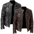 Custom Male Leather Jacket Design High Quality