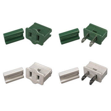 125V Female 8A Male Zip Inline Plugs SPT1 SPT2