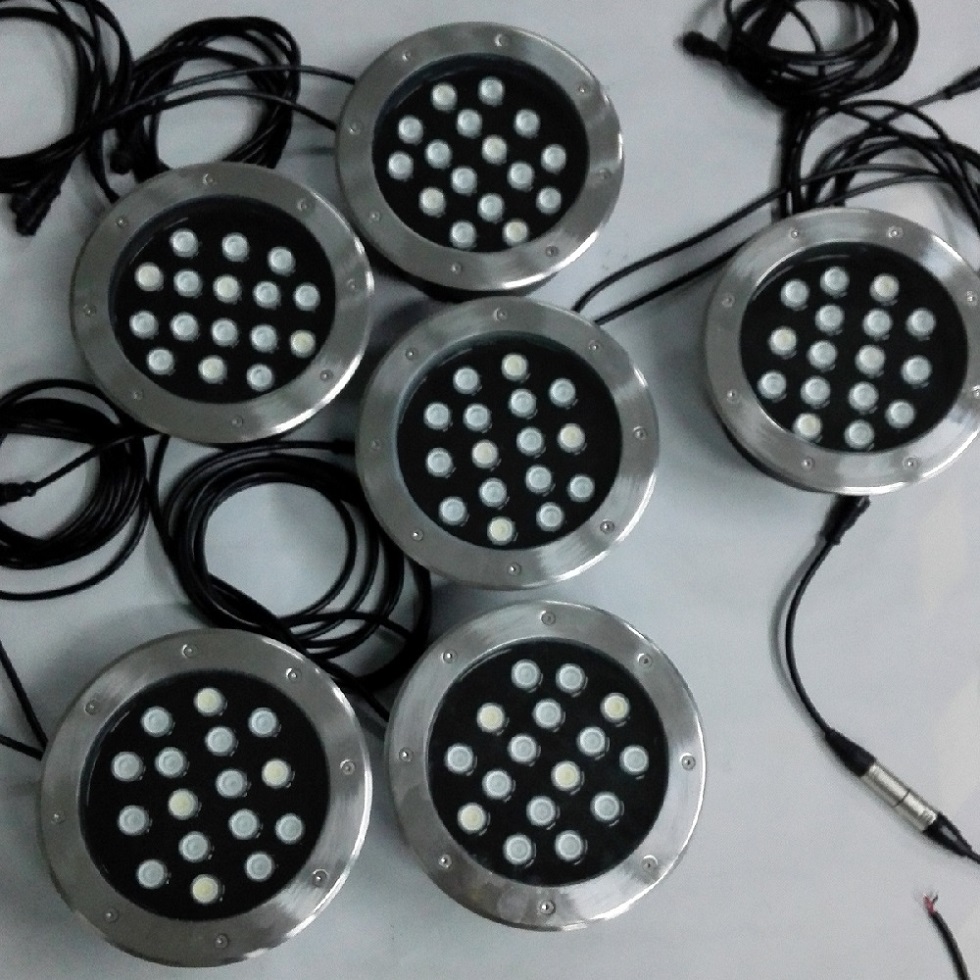 ඉහළ බලය අඳුරු RGB LED ආලෝකය ආලෝකය