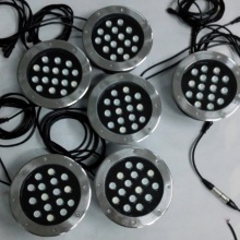 მაღალი სიმძლავრის მბზინავი RGB LED Inground Light